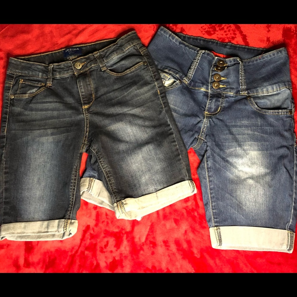 2 pairs EUC Juniors Jean Shorts